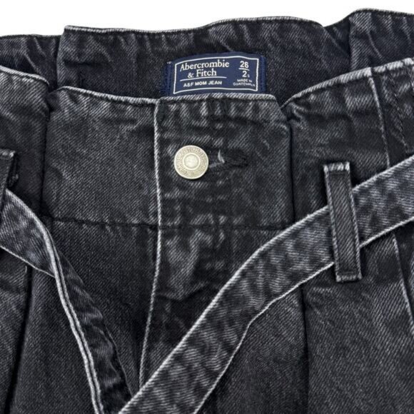 Abercrombie & Fitch Mom Belted Jean Size 26 Short - Picture 5 of 7